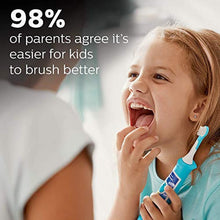 Load image into Gallery viewer, Philips Sonicare for Kids 3+ Bluetooth Connected Rechargeable Electric Power Toothbrush, Interactive for Better Brushing, Turquoise, HX6321/02_916
