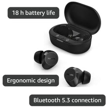 Load image into Gallery viewer, Philips TAT2159 Wireless Earbuds,True Wireless Headphones,Dynamic Bass with 10 mm Driver,Clear Call Quality with AI Mic,14 H Battery Life,Bluetooth 5.3,IPX4 Rating,Multipoint Connectivity,Tiny,Black_2061