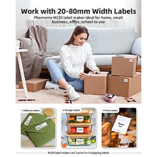 Load image into Gallery viewer, Phomemo M220 Bluetooth Label Maker,Portable Thermal Printer, Pink_2423