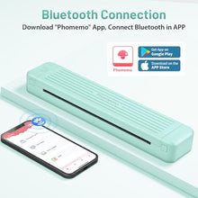 Load image into Gallery viewer, Phomemo Portable Printers Wireless for Travel, P831 Bluetooth Thermal Transfer Printer Support 8.5" x 11" US Letter/A4/A5/B5 Copy Paper, 300DPI Inkless Mobile Printer for iPhone, Android & Laptop_2921