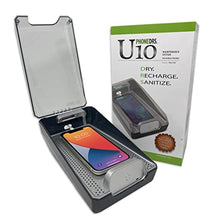 Load image into Gallery viewer, PHONEDRS U10 UV-C Cell Phone Sanitizer with Dryer and Charger | Cleans, Dries and Charges All Phones, Gray_1