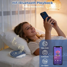 Load image into Gallery viewer, Pillow Speakers for Sleeping,Ultra-Thin Under Bluetooth Pillow Speaker with White Noise,Rechargeable Private Sleep Pillow Speaker with Timer,Volume Control,Wireless Sleep Aid (1Pack)_242