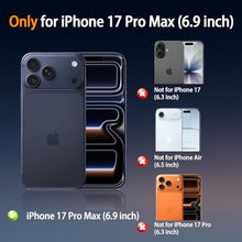 Load image into Gallery viewer, PinLiSheng Matte Case for iPhone 17 Pro Max Case,Shockproof Protective Hard Back Slim Phone Case,Frosted Translucent Back Phone Cover, Anti-Fingerprint - Black, MatteBlack_841