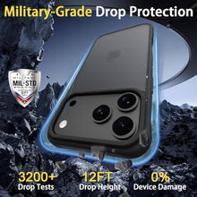 Load image into Gallery viewer, PinLiSheng Matte Case for iPhone 17 Pro Max Case,Shockproof Protective Hard Back Slim Phone Case,Frosted Translucent Back Phone Cover, Anti-Fingerprint - Black, MatteBlack_844