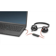Load image into Gallery viewer, Plantronics Poly - Blackwire 8225 Wired Headset with Boom Mic Dual-Ear (Stereo) Computer Headset - USB-C to Connect to Your PC/Mac - Active Noise Canceling - Works with Teams, Zoom & More_8659