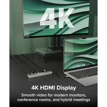 Load image into Gallery viewer, Plugable USB-C Hub 7-in-1 for Single HDMI Display, Driverless Hub, 4K HDMI, 3 USB 3.0, SD/microSD Reader, 100W Charging Compatible with Mac, Windows, Chrome, USB-C, USB4, and Thunderbolt_2401