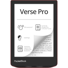 Load image into Gallery viewer, PocketBook Verse Pro E-Reader Waterproof | Eye-Friendly 6'' E-Ink Carta HD Touchscreen | Audio-Book & E-Book Reader | Text-to-Speech Function | SMARTlight | 16GB | WiFi & Bluetooth | Azure_1145