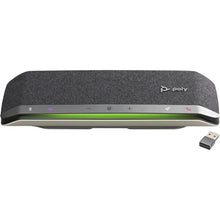 Load image into Gallery viewer, Poly - Sync 40+ Bluetooth Smart Speakerphone (Plantronics) - Flexible Work Spaces - Connect to PC/Mac via Included BT600 Dongle & Smartphones via Bluetooth - Works with Teams (Certified), Zoom & more, Black_1