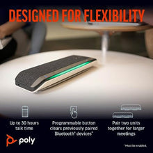 Load image into Gallery viewer, Poly Sync 40 Smart Speakerphone (Plantronics) - Flexible Workspaces - Connect to PC/Mac via USB and Smartphones via Bluetooth - Certified for Microsoft Teams Amazon Exclusive_2737
