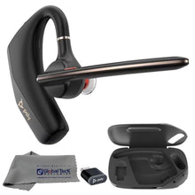 Load image into Gallery viewer, Poly Voyager Legend 50-M Bluetooth Headset, Charging Case, AI-Powered Noise Cancellation, 4-Mic WindSmart Tech, 10-Hr Battery, 98 ft Wireless Range, Multipoint Connectivity, Voice Assistant, GTW Cloth, Black_1