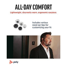 Load image into Gallery viewer, Poly Voyager Legend Wireless Headset (Plantronics) - Single-Ear Bluetooth w/Noise-Canceling Mic - Voice Controls - Mute & Volume Buttons - Ergonomic Design -Connect to Mobile/Tablet via Bluetooth -FFP, Black_2004