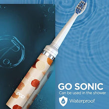 Load image into Gallery viewer, Pop Sonic Electric Toothbrush 15,000-30,000 Strokes/Minute w/AAA Battery Electric Toothbrush for Adults Bathroom Essentials & Travel Essentials Dupont Nylon Bristles 2 Speed (Giraffe)_7044
