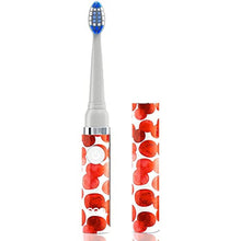 Load image into Gallery viewer, Pop Sonic Electric Toothbrush (Red Bubbles) - Travel Toothbrushes w/AAA Battery | Kids Electric Toothbrushes with 2 Speed & 15,000-30,000 Strokes/Minute, Dupont Nylon Bristles, RedBubbles_7132