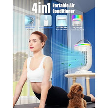 Load image into Gallery viewer, Portable Air Conditioners, Fan with 120 Rotating Function,JYew Evaporative Mini Room Air Conditioners,Portable AC Unit Air Cooler with 4 in 1 Humidifier Fan Conditioner, AC Portable for Room Office_86
