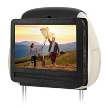Load image into Gallery viewer, Portable DVD Player Headrest Mount Holder Car Headrest Mount Holder Strap Case for Swivel & Flip Style Portable DVD Player with 10 inch to 10.5 inch Screen (XCZB-10), Black_1
