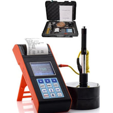 Load image into Gallery viewer, Portable hardness testers can measure materials: steel and cast steel, alloy tool steel, gray cast iron, ductile iron, cast aluminum alloy, copper-zinc alloy (brass), pure copper, forged steel (KH530)_1