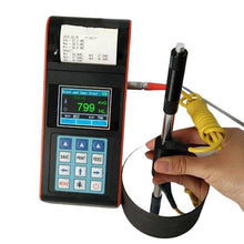 Load image into Gallery viewer, Portable hardness testers can measure materials: steel and cast steel, alloy tool steel, gray cast iron, ductile iron, cast aluminum alloy, copper-zinc alloy (brass), pure copper, forged steel (KH530)_2941