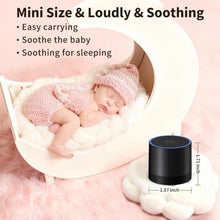 Load image into Gallery viewer, Portable Mini White Noise Machine Sound Machine with 30 Soothing Sounds for Newborn Kids Adults Rechargeable Sleep Brown Noise Machine with 4 Timers Memory Function for Travel Camping Home and Office_38
