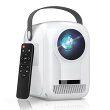 Load image into Gallery viewer, Portable Projector with Wifi Bluetooth - 4K Support for Smart Home Theater Bedroom Outdoor, Netflix Officially Licensed/Google Play 10000+ Apps, Electric Focus/Keystone Wireless 300' Display_1