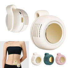 Load image into Gallery viewer, Portable Silent Mini Bladeless Electric Fan,Small fan Clip on for Shirt & Waist,2026 New Mini Bladeless Fan Clip On,Adjustable 3-Speed For Outdoor & Travel & Office, Travel Accessories, Gift (Beige)_1