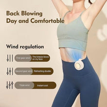 Load image into Gallery viewer, Portable Silent Mini Bladeless Electric Fan,Small fan Clip on for Shirt & Waist,2026 New Mini Bladeless Fan Clip On,Adjustable 3-Speed For Outdoor & Travel & Office, Travel Accessories, Gift (Beige)_2294
