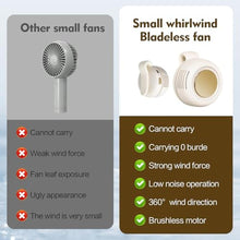 Load image into Gallery viewer, Portable Silent Mini Bladeless Electric Fan,Small fan Clip on for Shirt & Waist,2026 New Mini Bladeless Fan Clip On,Adjustable 3-Speed For Outdoor & Travel & Office, Travel Accessories, Gift (Beige)_2295