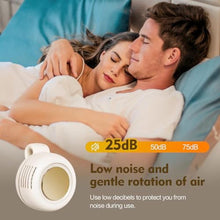 Load image into Gallery viewer, Portable Silent Mini Bladeless Electric Fan,Small fan Clip on for Shirt & Waist,2026 New Mini Bladeless Fan Clip On,Adjustable 3-Speed For Outdoor & Travel & Office, Travel Accessories, Gift (Beige)_2296