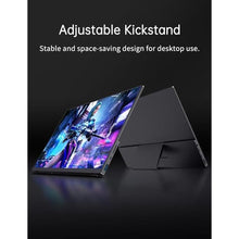 Load image into Gallery viewer, Portable Travel Monitor 2K 144Hz 16" for Laptop PC Switch Xbox PS5/4, MetalBlackAQH_631