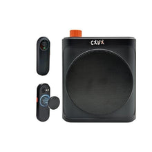 Load image into Gallery viewer, Portable Wireless Voice Amplifier with Two Bluetooth Lavalier Microphone, Rechargeable Mini Wireless Voice Megaphone Speaker for Teachers Classroom Speech Tour Guides Coaches Yoga Fitness Instructors, BLACK_1