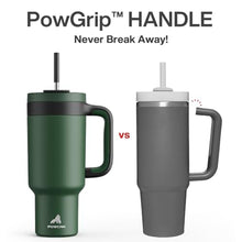 Load image into Gallery viewer, POWCAN 40 oz Tumbler with Handle, 2-in-1 Straw and Sip Lid, Leakproof, Dishwasher Safe, Insulated Stainless Steel Travel Coffee Mug, Keeps Cold for 34 Hours, Fits in Car Cup Holder (Forest)_6361