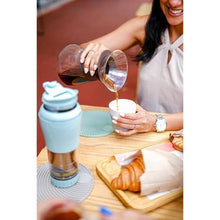Load image into Gallery viewer, Pressca - Portable Coffee & Tea Maker - Thermal Coffee & Tea Infuser, French Press, Single Serve Coffee Maker, BPA Free - Home & Kitchen Accessories & Utensils - 12 fl oz, Green, PastelGreen_6683