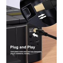 Load image into Gallery viewer, Printer Cable 6ft, Scanner USB C to USB B Cable for Epson, HP, Canon, Midi, Black_1405