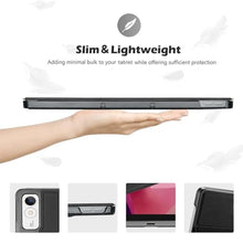 Load image into Gallery viewer, ProCase Cover for Lenovo Tab P12 12.7 inch 2023 Case TB370FU with Pen Holder, Slim Folio Case Protective Hard Shell Lightweight Stand Smart Cover for 12.7 inch Lenovo Tab P12 2023 -Black_7465