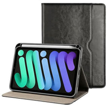 Load image into Gallery viewer, ProCase Leather Folio Case for 8.3" iPad mini(A17 Pro) 7th& 6th, Black_1