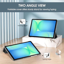 Load image into Gallery viewer, ProCase Smart Case for Galaxy Tab S10 FE 2025/ S9 FE 5G 2023 10.9" SM-X520 X526B X510 X516B, Slim Stand Tri-Fold Protective Tablet Cover, Support S Pen Charging/Auto Wake/Sleep -Black_15