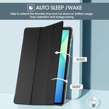 Load image into Gallery viewer, ProCase Smart Case for Galaxy Tab S10 FE 2025/ S9 FE 5G 2023 10.9" SM-X520 X526B X510 X516B, Slim Stand Tri-Fold Protective Tablet Cover, Support S Pen Charging/Auto Wake/Sleep -Black_16