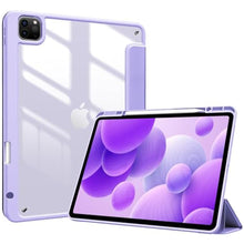 Load image into Gallery viewer, ProCase Transparent Back Case for iPad Air 13" / iPad Pro 12.9", Purple_1