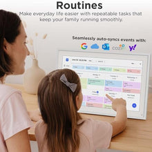 Load image into Gallery viewer, PROSCAN Elite PDPFC1500 15-inch Smart Family Calendar Wi-fi Cloud Digital Picture Frame, White_876
