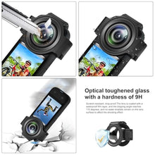 Load image into Gallery viewer, PULUZ For Insta 360 x3 Lens Protector, Dual Lens Guards for Insta360 X3 Protective Case Optical Tempered Glass Camera Accessories for Insta 360 x3 Accessories Waterproof (Upgrade), forInstax_2525