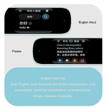 Load image into Gallery viewer, Pyhodi Smart Scanner Pen, Text, 3600 DPI, 650mAh Battery, English & Chinese Translation, 9 Functions, HD_1136