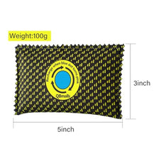 Load image into Gallery viewer, QBmalls 100g Rechargeable Desiccant Pack of 5,Moisture Absorber for Storage,Gun Safes,camper and Cars,Desiccant Dehumidifier for Closets,Drawer,Luggage and Small Spaces, yellow_3992