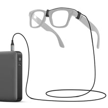 Load image into Gallery viewer, QCHMM Charging Cable Type C Compatible with Ray-Ban Meta Wayfarer, Skyler, Headliner Smart-Glassers, Portable USB C Cable for Travel, 3.94ft, Black_1