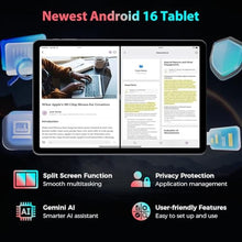Load image into Gallery viewer, QDDQ 2025 Android 15 Tablet with Keyboard, 24GB + 128GB + 2TB Expansion, 10.1" Octa-Core 2-in-1 Tablets with 5G/2.4G WiFi, 8000mAh, BT5.0, GMS Certified, with Mouse, Case, Pencil, Green_120