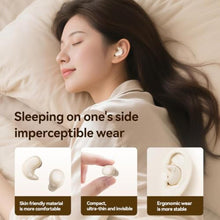 Load image into Gallery viewer, QJF Invisible Mini Sleep Earbuds Wireless Bluetooth, 2-in-1 Dual Design for Side Sleepers, Ultra-Low Profile Soft Ear Tips for Small Ears, Noise Blocking Sleep Headphones with Portable Charging Case, Black_2140