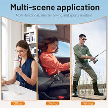 Load image into Gallery viewer, QJF Smart Glasses for Men & Women with Photochromic Lenses, Bluetooth 5.3, Polarized, Blue Light Blocking, Open-Ear Speakers, Lightweight_606