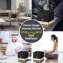 Load image into Gallery viewer, Qomkky Muslim Kaaba Quran Speaker and bakhoor, Remote Control with 114 Quran Chapters, Night Light MP3 Music Player with 18 reciters and 16 translations, MULTIPLE_426