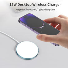 Load image into Gallery viewer, Quartdaxy for MagSafe Charger, Magnetic Wireless Charging Pad for iPhone 17/17 Pro/17 Pro Max/Air/16 15 14 13 12 Pro Max Plus mini & AirPods 2 3 Pro, Strong Magnet, Aluminum Alloy, USB-C/A Ports(Blue)_8821