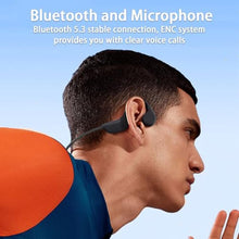 Load image into Gallery viewer, Quidnuran Bone Conduction Headphones 5.3 Open Ear Headphones,Bone Conduction Earphones IPX8 Waterproof with Mic,Built-in 32GB MP3,8 Hours Battery Waterproof Headphones for Swimming,Gym (Black)_1957