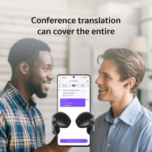 Load image into Gallery viewer, QYGCKJ ERAZER XP2 AI Translation Earbuds, 4-in-1 Bluetooth 5.4 Translator Earbuds, 135 Languages Two-Way Translator in Real Time, Translation Device for Travel Business Learning, Black_1577