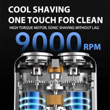 Load image into Gallery viewer, R-12 Luggage Electric Shaver, Mini Portable Beard Shaver, Suitcase Design, USB Rechargeable One-Button Long Lasting for Home Travel (White), ColourWhite_465